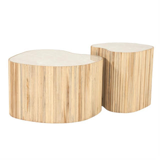 Bijzettafels Nice (set van 2) - Naturel