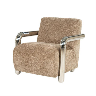 Fauteuil Chromette - Taupe