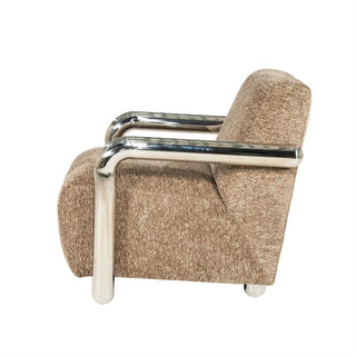Fauteuil Chromette - Taupe