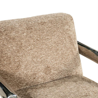 Fauteuil Chromette - Taupe