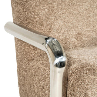 Fauteuil Chromette - Taupe