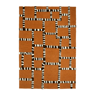 Vloerkleed StripeScape - Karamel