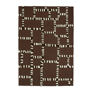 Vloerkleed StripeScape - Bruin