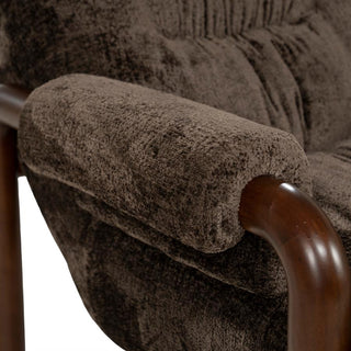 Fauteuil Cozara - Donkerbruin