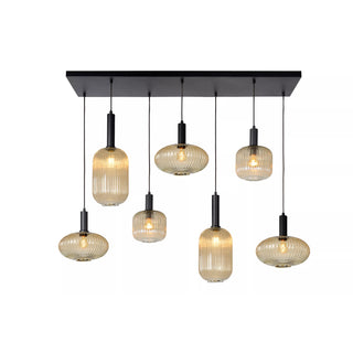 Hanglamp Maloto - 7xE27 - Amber