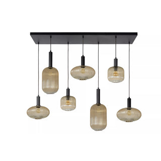 Hanglamp Maloto - 7xE27 - Amber