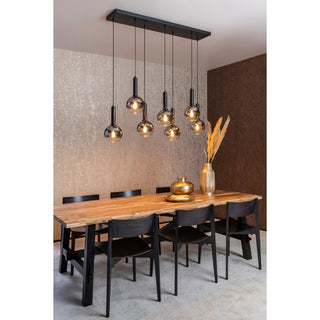 MARIUS - Hanglamp - 7xE27 - Zwart