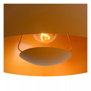 SIEMON - Hanglamp - Ø 40 cm - 1xE27 - Okergeel