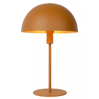 SIEMON - Tafellamp - Ø 25 cm - 1xE14 - Okergeel