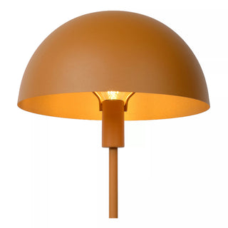 SIEMON - Tafellamp - Ø 25 cm - 1xE14 - Okergeel