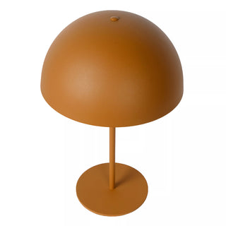 SIEMON - Tafellamp - Ø 25 cm - 1xE14 - Okergeel
