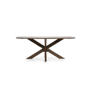Eettafel Nikki 200x100 cm - bruin