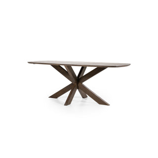 Eettafel Nikki 200x100 cm - bruin