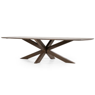 Eettafel Nikki 280x100 cm - bruin