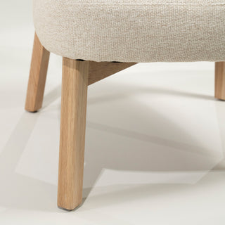 Fauteuil Mikky - Naturel + Beige Moon
