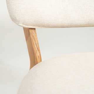 Fauteuil Mikky - Naturel + Beige Moon