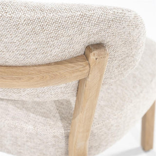 Fauteuil Mikky - Naturel + Taupe Moon