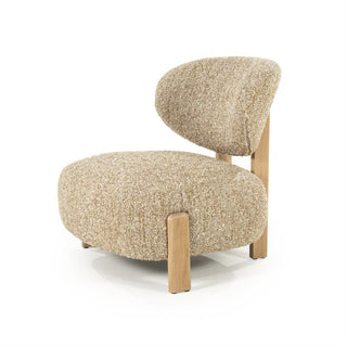 Fauteuil Reza Naturel - Taupe