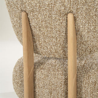 Fauteuil Reza Naturel - Taupe