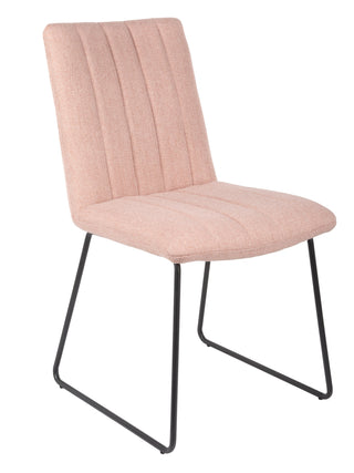 Eetkamerstoel Lou - Roze - Be Bright
