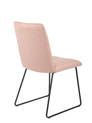 Eetkamerstoel Lou - Roze - Be Bright