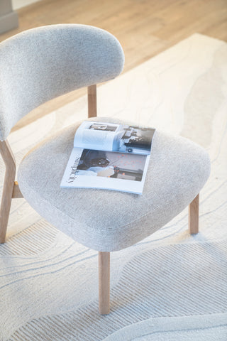 Fauteuil Mikky - Naturel + Beige Moon