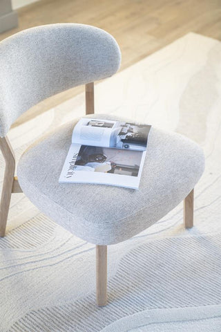 Fauteuil Mikky - Naturel + Taupe Moon