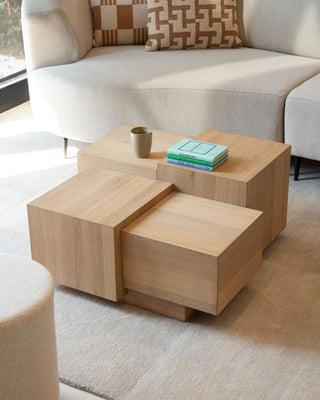 Salontafel Quinten Vierkant - Naturel