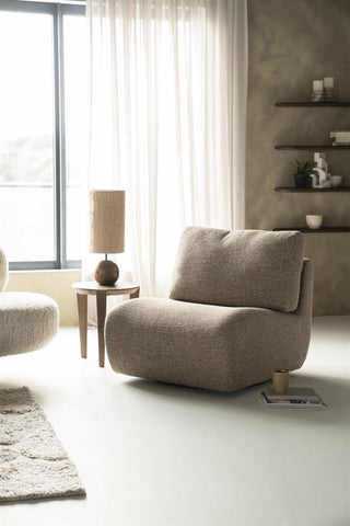 Fauteuil Lucia - Taupe Donna