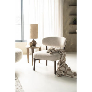 Fauteuil Mikky - Bruin + Taupe Moon