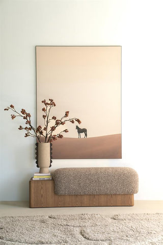 Bankje George - Taupe Flou