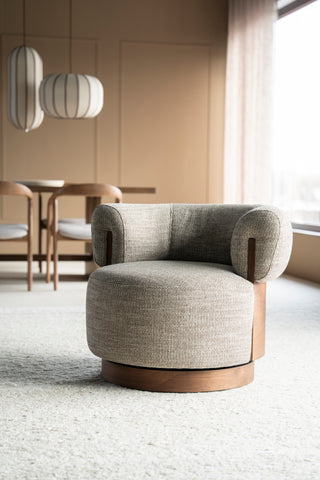 Fauteuil Nila - Taupe