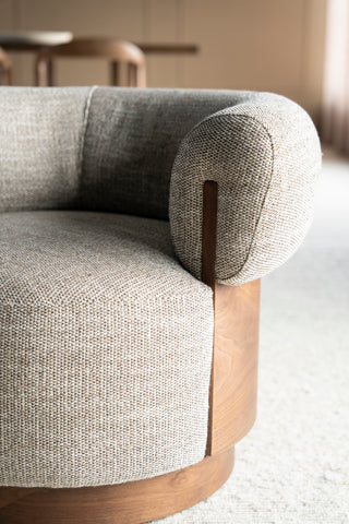 Fauteuil Nila - Taupe