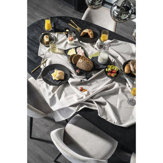 Eettafel Aron ovaal 250x110 - Zwart