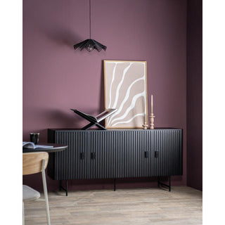 Dressoir Remi 4-drs. - Zwart