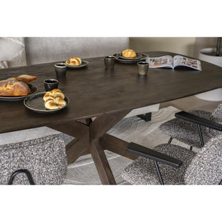 Eettafel Nikki 280x100 cm - bruin