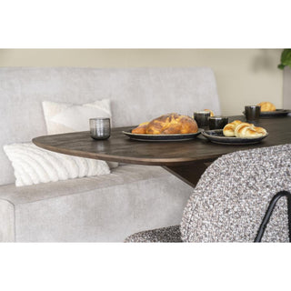 Eettafel Nikki 280x100 cm - bruin
