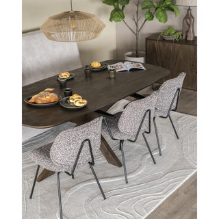 Eettafel Nikki 240x100 - bruin