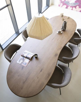 Eettafel Josh 250x110 cm - Bruin