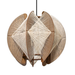 Hanglamp Jessica 40cm - Walnut