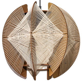 Hanglamp Jessica 50cm - Walnut