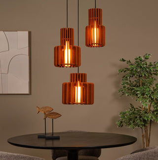 Hanglamp Rollo 3 - Terracotta