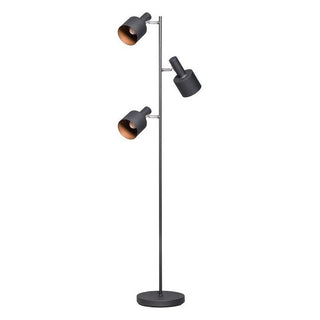 Sledge floor lamp 3x Zwart