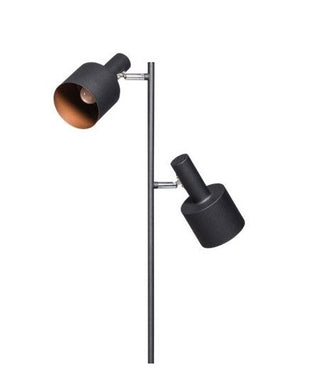 Sledge floor lamp 2x Zwart