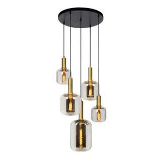 JOANET - Hanglamp - Ø 71 cm - 5xE27 - Fumé
