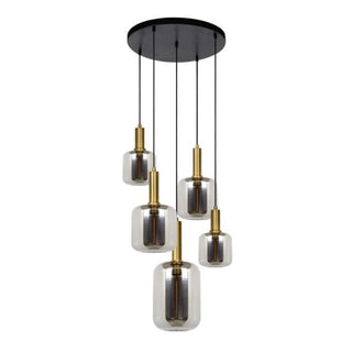 JOANET - Hanglamp - Ø 71 cm - 5xE27 - Fumé