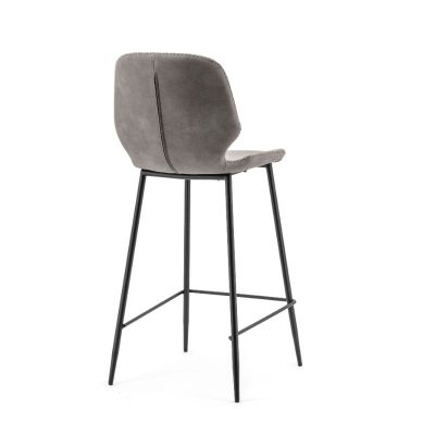 Bar chair Seashell Low - Grey