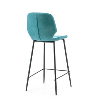 Bar chair Seashell Low - Blue