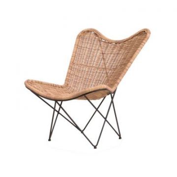 OSIRE LOUNGE CHAIR - RATTAN MIXED NATURAL