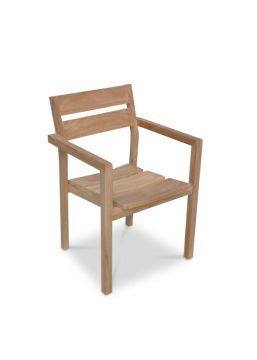 Danish Stacking Arm Chair